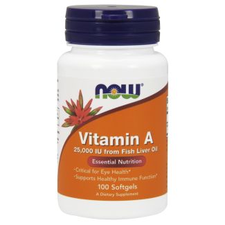 Vitamin A  25,000 IU (bottle of 100)