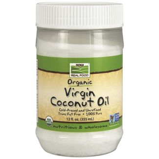  Virgin Coconut Oil, Certified Organic - 12 oz. 