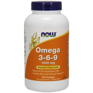 Omega 3-6-9- 1000 mg bottle of 250