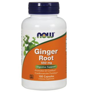Ginger Root 550 mg - 100 Capsules 