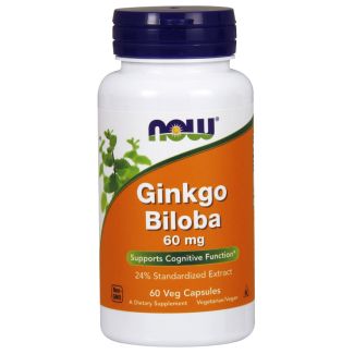Ginkgo Biloba 60 mg - 60 Veg Caps 