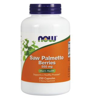 Saw Palmetto Berries 550 mg - 250 Capsules 