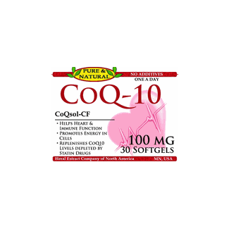 CoQ-10 100mg softgels (bottle of 30)